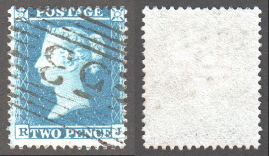 Great Britain Scott 17 Used Plate 5 - RJ (P) - Click Image to Close